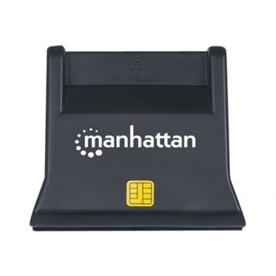 Manhattan USB2.0-Smartcard/SIM-Kartenlesegerät mit Standfuß