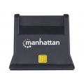 Manhattan USB2.0-Smartcard/SIM-Kartenlesegerät mit Standfuß