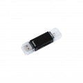Hama USB 2.0 OTG Kartenleser Basic SD/microSD Schwarz