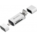Sandberg Kartenleser USB-C + USB + MicroUSB