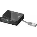 All-in-one Kartenlesegerät USB 2.0, Schwarz