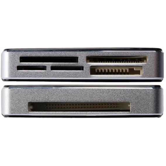 Digitus Kartenleser - USB 2.0 - Extern - CompactFlash, SD, SDHC, MultiMediaCard (MMC), MMCplus, MMCmobile, miniSD, Memory Stick,