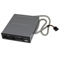 StarTech.com Interner USB 2.0 Kartenleser 3,5 (8,9cm) - 22-in-1 Front Panel Card Reader - Multi Speicherkartenleser für SD / CF 