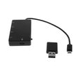 2x4 Port Micro USB OTG Hub Host Ladekabel Adapter Kartenleser Für Android