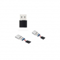 3x High Speed 5Gbps USB 3.0 MINI TF Kartenleser für TFSC TFHC TFXC.