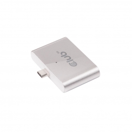 More about CLUB3D USB C Smart Reader, Andocken, USB 3.2 Gen 1 (3.1 Gen 1) Type-C, Aluminium, Silber, Weiß, MicroSD (TransFlash), SD, Alumin