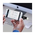 LinQ Schwarzer SD/Micro SD Kartenleser mit USB/Micro USB Anschluss
