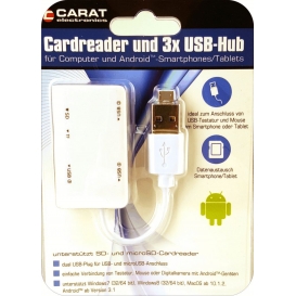 More about Carat USB 2.0 Dual Hub + Reader SD/SDC white