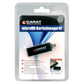 More about Carat USB 2.0 OTG Mobile Reader black Kartenlesegerät