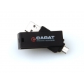 Carat USB 2.0 OTG Mobile Reader black Kartenlesegerät