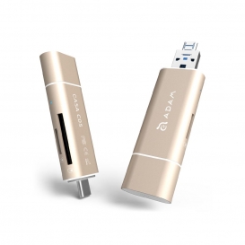 More about Adam Elements CASA Speicherkartenleser Adapter USB-C USB 3.1 zu SD microSD gold