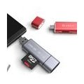 Adam Elements CASA Speicherkartenleser Adapter USB-C USB 3.1 zu SD microSD gold