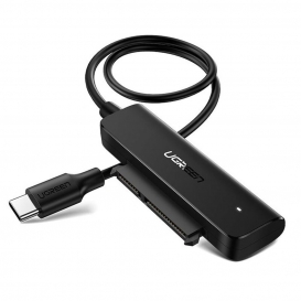 More about Adapter Konverter USB Festplattenadapter HDD SSD 2,5'' SATA III 3.0 - USB Typ C 3.2 Gen 1 SuperSpeed USB 5 Gbps Schwarz