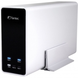 More about FANTEC mobiRAID X2 silber 2x2,5  SATA RAID0/1/JBOD USB3.