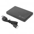 Tragbare 5 Gbit / s USB 3.0 2,5 Zoll SATA externe Festplatte HDD SSD Case Box fuer PC Schwarz