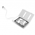 ICY BOX IB-AC603U3, 2.5 Zoll, SATA, Transparent, Festplatte, Leistung, Kunststoff, 5 Gbit/s