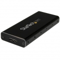 StarTech.com M.2 NGFF SATA Festplattengehäuse - USB 3.1 (10Gbit/s) mit USB-C Ka