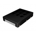 ICY BOX IB-2535StS - SATA - Serial ATA II - SATA/SATA - Schwarz - Kunststoff - 3 Gbit/s - 130 g