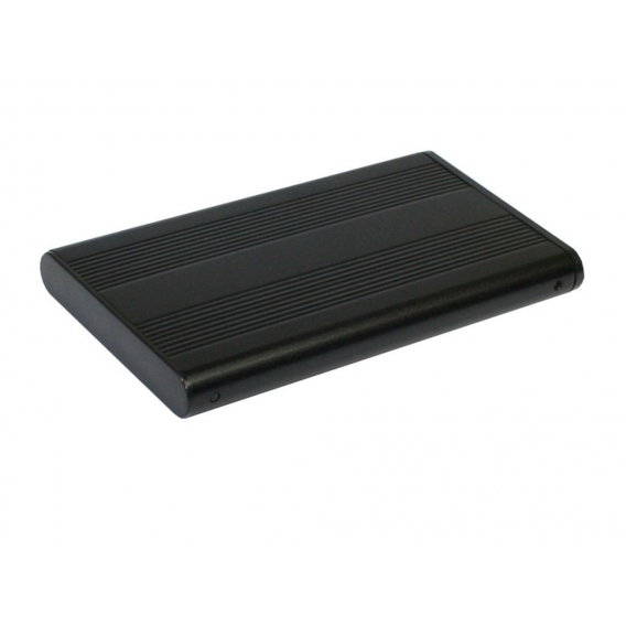 Aluline externes USB 2.0 Gehäuse für 2,5" S-ATA Festplatten, schwarz, Good Connections®