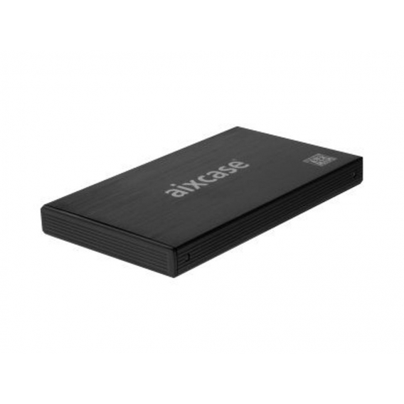 aixcase Gehäuse blackline USB2.0 2.5' 6.4cm SATA HDD ALU