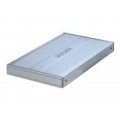 aixcase Gehäuse silber USB2.0 2.5' 6.4cm SATA HDD bis 12.5mm