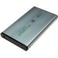 LogiLink® Festplattengehäuse 2,5 Zoll S-ATA USB 2.0 Alu, silber [UA0041A]