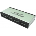 LogiLink® USB 2.0 Hub 4-Port mit Netzteil aus Aluminium [UA0003]