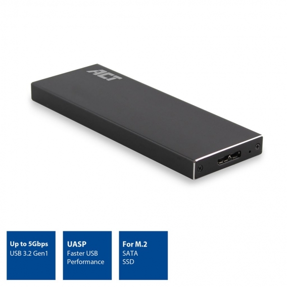 ACT AC1600  Portable USB 3.1 Gen1 (USB 3.0) M.2 SATA SSD Gehäuse