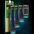 FIDECO M.2 NVME SATA SSD Gehäuse, PCIe USB 3.1, 10Gbps, Gen2 Festplattengehäuse, Festplatten-Adapter für 2230 2242 2260 2280 M.2