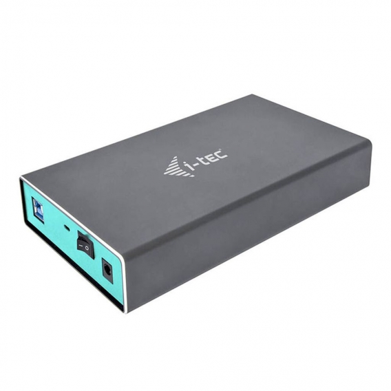 i-tec MySafe USB 3.0 - External case for hard drive 3.5" SATA I/II/III HDD/SSD - 3.5 Zoll - SATA - Serial ATA II - Serial ATA II