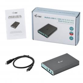 More about i-tec MySafe USB 3.0 / USB-C 3.1 Gen. 2 - externes Gehäuse - M.2 - Serial ATA III - 0,1,JBOD - 3.2 Gen 2 (3.1 Gen 2) - USB Typ-C