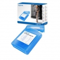 LogiLink HDD Schutz-Box für 1x 8.9cm (3,5') blau wasseresist
