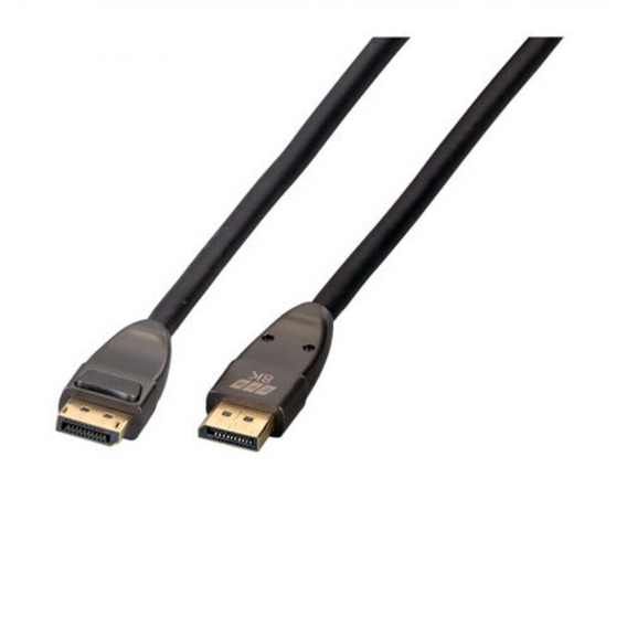 DisplayPort 1.4 Anschlusskabel 8K 60Hz, A-A St-St, Premium ZDG-gehäuse, 3m, schwarz