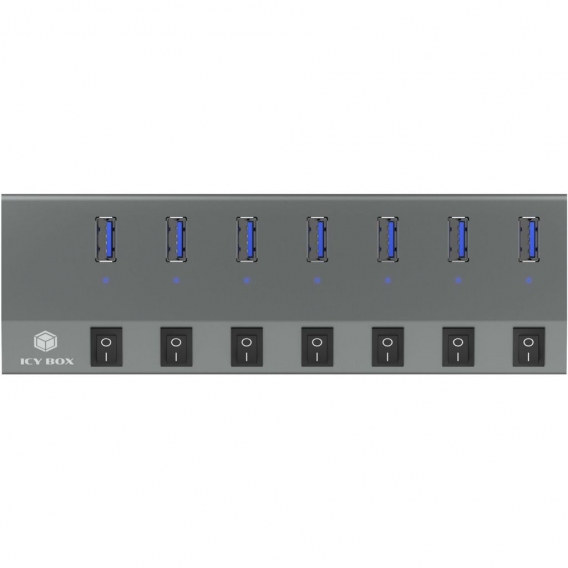 RaidSonic IB-HUB1701-C3 7 port USB 3.0 Type-A Hub