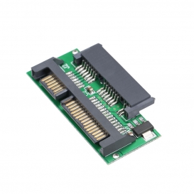 More about 1.8in Micro SATA zu SATA 2.5 SSD-Festplattenlaufwerk-Adapterkarte fuer Laptop-Computer-Konverter-Karte mit integriertem IC-Chip