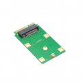 M.2 NGFF SSD zu mSATA SSD-Adapterkarte SSD-Konverter Unterstuetzung fuer 2230 und 2242 SSD