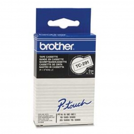 More about Brother Gloss Laminated Labelling Tape - 9mm, Black/White, TC, 9 mm, 7.7m
