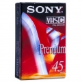 Sony EC 45 V Premium Video-Kassette, VHS-C, 45 min