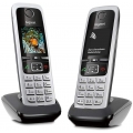 Gigaset C430HX Duo – 2 schnurlose IP-Telefone (zum Anschluss an Router oder Basisstationen - klassische Mobilteile mit Farbdispl