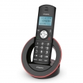Emporia SLF19AB Telefon DECT-Telefon Schwarz, Rot Anrufer-Identifikation