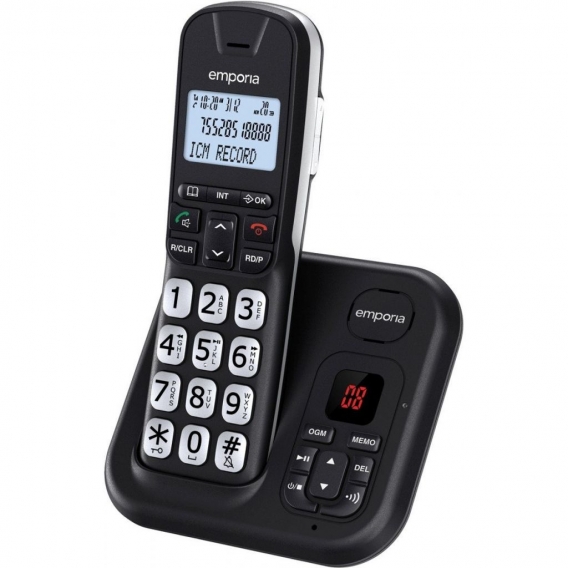 Emporia GD61AB Festnetztelefon Großtasten Telefon DECT