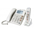 Geemarc AmpliDECT COMBI PHOTO 295 Combo Seniorentelefon schnurgebunden 30 dB (+Anrufbeantworter+ )  und Zusatz-Dect-Telefon mit 