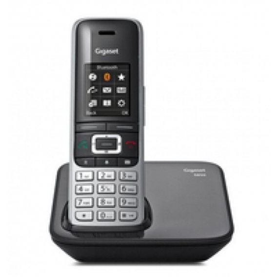 Gigaset S850A DECT-Telefon Schwarz, Platin Anrufer-Identifikation - Plug-Type C (EU)