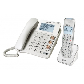 More about Geemarc AmpliDECT COMBI 295 Combo Seniorentelefon schnurgebunden 30 dB (+Anrufbeantworter+ ) und Zusatz-Dect-Telefon - Deutsche 
