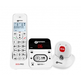 More about Geemarc AmpliDECT 295 SOS PRO schnurloses Großtastentelefon 30 dB mit mobiler Freisprecheinrichtung (+Anrufbeantworter) - Deutsc