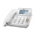 Geemarc CL595 schnurgebundenes verst„rktes 50 dB Schwerh”rigentelefon mit Fototasten, Anrufbeantworter, Sprachansage und SOS Tas