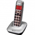 amplicomms BigTel 1200 DECT-Telefon Schwarz, Silber Anrufer-Identifikation - Plug-Type C (EU)