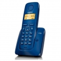 Gigaset A120, DECT-Telefon, 50 Eintragungen, Anrufer-Identifikation, Blau