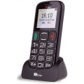 TTfone Mercury 2 Easy to use senior cell phone with large buttons - Simple, unlocked, SIM free - Black