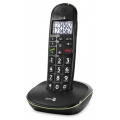 Doro Phone EASY 110 Strahlungsarmes Schnurlostelefon, Rufnummernanzeige, 10h Sprechzeit, 4 Tage Standby, Freisprechfunktion, DEC
